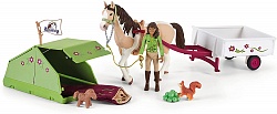 Набор Кемпинг-приключения Сары (Schleich, 42533) - миниатюра